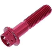 Tornillo JMP de 6 puntos M8x1,25 mm 35 mm aluminio de carreras rojo para Yamaha WR R/X 125 cc año 2009 - 2017