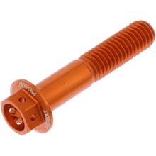 Śruba JMP 6-stronna M8x1,25 mm 40 mm aluminiowa wyścigowa pomarańczowa