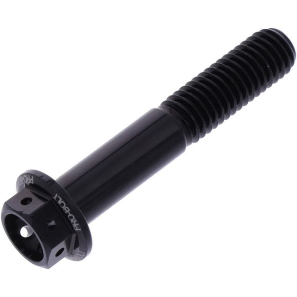 Schraube JMP 6 Kant  Bolt M8x1,25mm 45mm Aluminium Racing schwarz