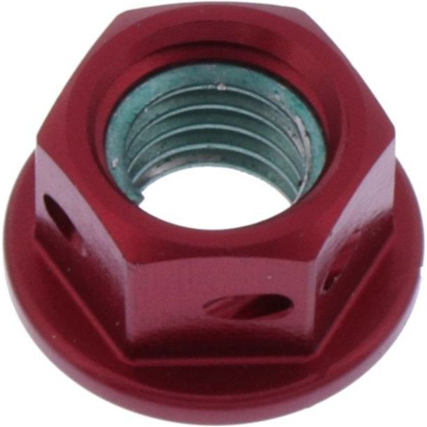 Dado pignone rosso Racing in alluminio JMP Bolt M8x1,25 mm