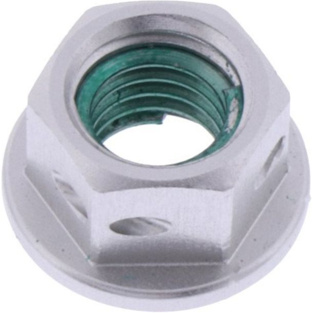 Écrou de pignon JMP Bolt M8 x 1,25 mm en aluminium Racing Silver
