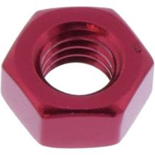 JMP Bolt left thread nut M6x1.00mm aluminum red