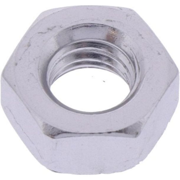 JMP Bolt M6x1,00mm, dado in alluminio argentato