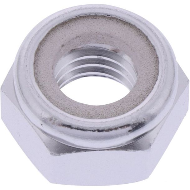 JMP Bolt M10x1.50mm aluminum silver nut