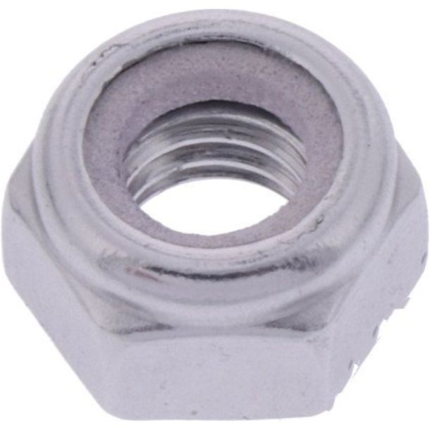 Tuerca plateada de aluminio JMP Bolt M6x1.00mm