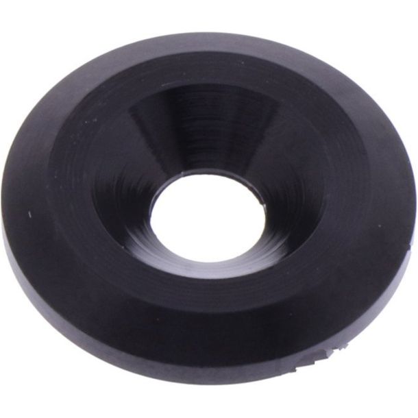 Rondella piatta nera in alluminio JMP Bolt M5