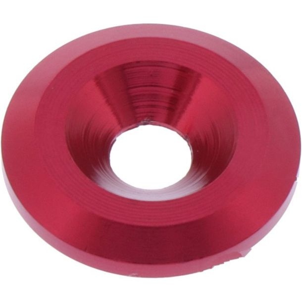 JMP Bolt M5 aluminum red flat washer