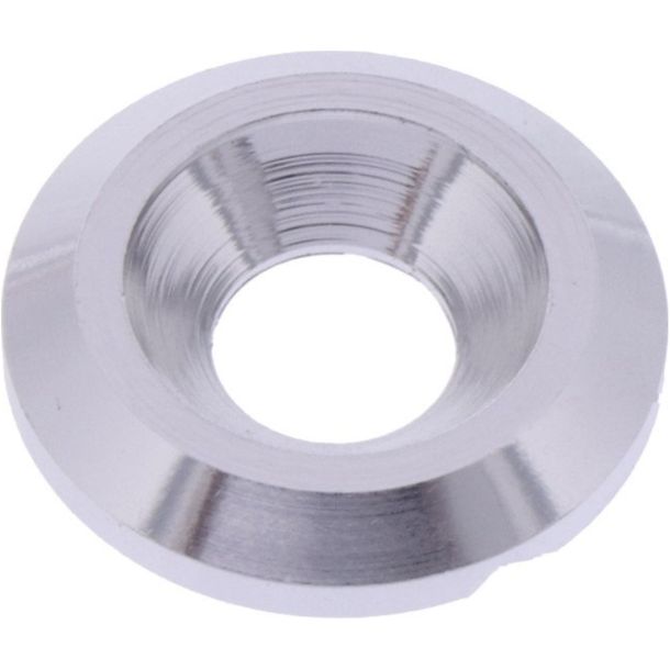 Laveuse plate argentée en aluminium JMP Bolt M6