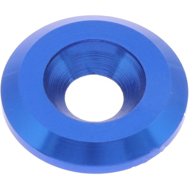 Laveuse plate bleue en aluminium JMP Bolt M6