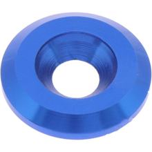 JMP Bolt M6 aluminum blue flat washer