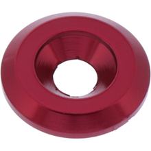 JMP Bolt M6 aluminum red flat washer