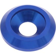 JMP Bolt M8 blue aluminum flat washer