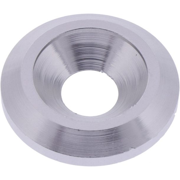 Laveuse plate argentée en aluminium JMP Bolt M8