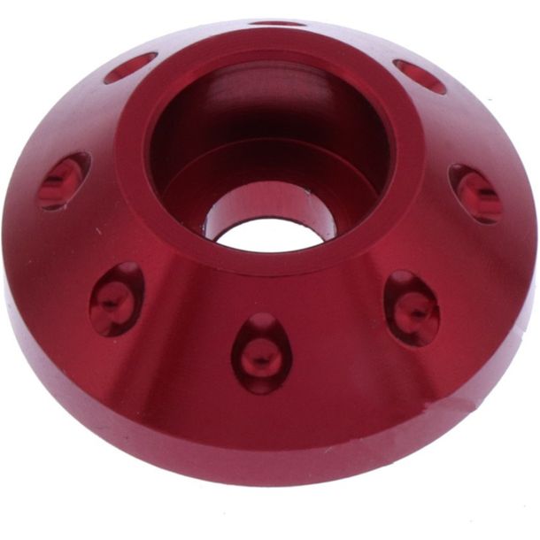 Rondella rossa conica in alluminio JMP Bolt M6
