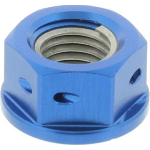 Mutter Kettenrad JMP Bolt M10x1,25mm Aluminium Racing blau