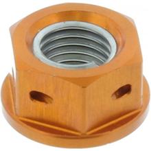 Dado pignone JMP Bolt M10 x 1,25 mm in alluminio arancione da corsa per Suzuki GSX 12 FA F/GSF Bandit SA N S 50/80/90/110/125/150/160/185/200