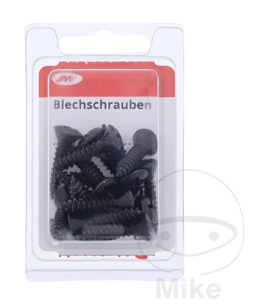 JMP 5.5x25mm sheet metal screw black 16 pieces