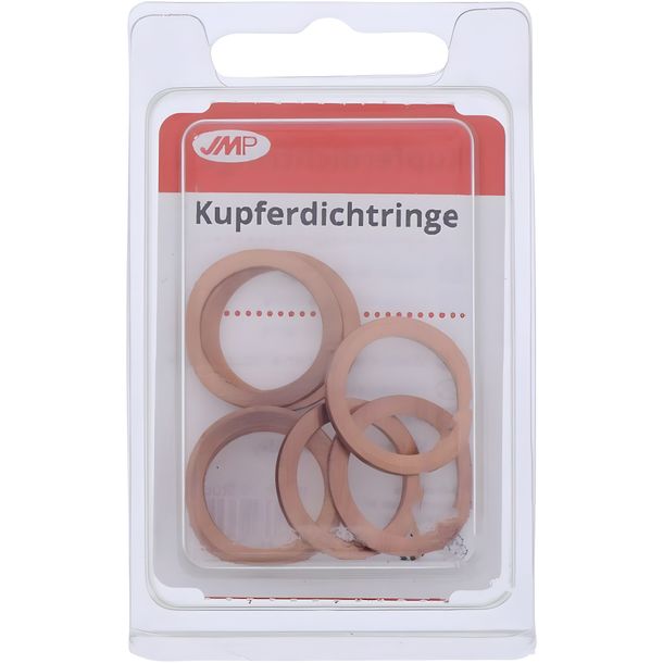 JMP copper sealing ring 16x22x1.5mm 10 pieces