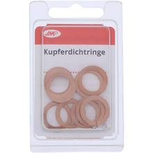 Koperen afdichtring JMP massief 12x18x1,5mm 10 stuks voor KTM LC4 Adventure R SMC ABS 50 / 65 / 85 / 125 / 150 / 200 / 220 / 250 / 280 / 300 / 320 / 350 /
