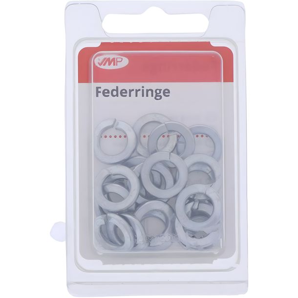 Bagues à ressort JMP M8 galvanisées, lot de 20