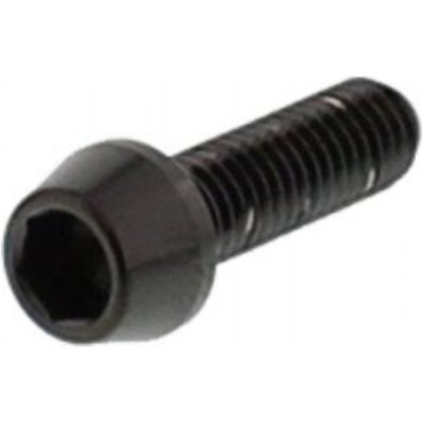Boulon conique JMP M6x1,00mm 20mm en acier inoxydable V4A noir