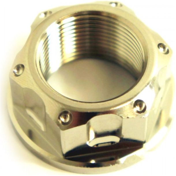 Mutter für Achse JMP Bolt M24x1,50mm Edelstahl V4A, Yamaha YZF-R6 600 / 779 / 800 / 900 / 998 / 1000 / 1300 / 1670 ccm Bj. 1998 - 2021