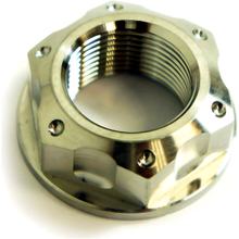 Moer voor as JMP Bolt M22x1,50mm Roestvast staal V4A, Yamaha YZF-R6, Honda CBR RR Fireblade SP Suzuki GSR 125 / 250 / 450 / 600 / 750 / 929 / 954 / 1000