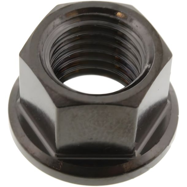 Mutter Kettenrad JMP Bolt M12x1,50mm Edelstahl V4A schwarz für BMW S R / RR XR HP 4 1000 ccm Bj. 2009 - 2020
