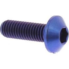 JMP Bremsschijf Bout M8x1,25mm 25mm Titanium blauw voor Yamaha FZS Fazer / S XJ6 Diversion ABS F XJ YZF-R1 250 / 400 / 500 / 530 / 600 / 650 / 750