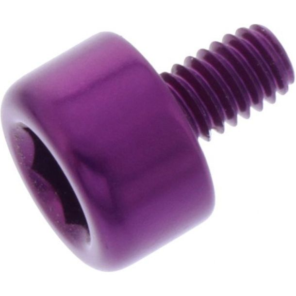 Tornillo cilíndrico JMP Bolt M4x0.7 mm 6.5 mm aluminio morado