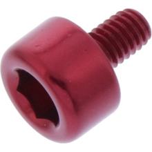 Śruba JMP Śruba JMP M4x0.7mm 6.5 mm aluminium czerwona