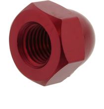 JMP Bolt cap nut M10x1.25mm aluminum red