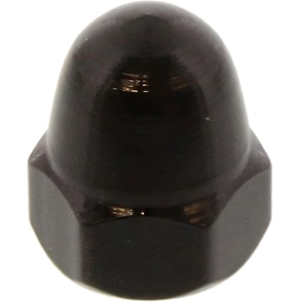 Ghiera JMP Bolt M5x0,8 mm in alluminio nera