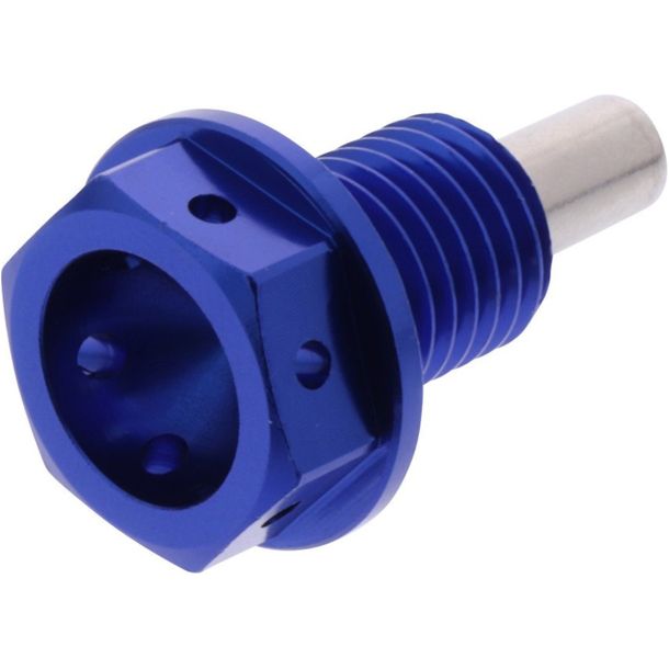 Ölablassschraube magnetisch JMP Bolt M12x1,50mm 15mm Aluminium Racing blau