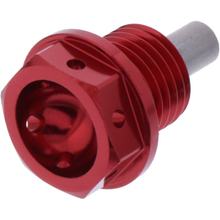 Ölablassschraube magnetisch JMP Bolt M14x1,50mm 12mm Aluminium Racing rot