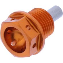 Ölablassschraube magnetisch JMP Bolt M14x1,25mm 12mm Aluminium Racing orange