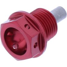 Ölablassschraube magnetisch JMP Bolt M14x1,25mm 12mm Aluminium Racing rot