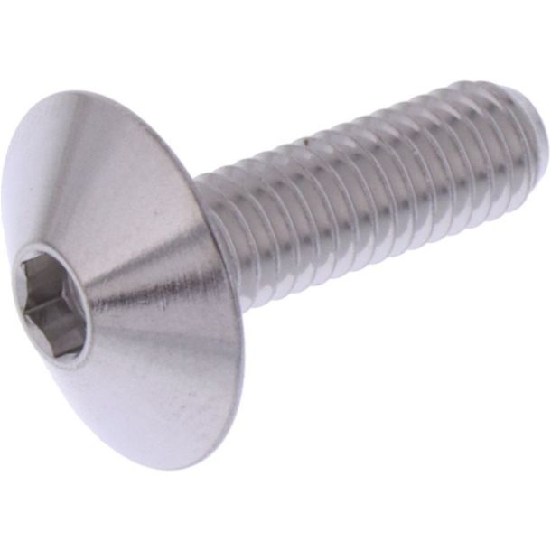 Perno JMP M6x1.00mm 20mm de acero inoxidable V4A