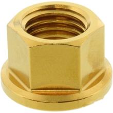 Moer kettingwiel JMP Bolt M12x1,50mm roestvrij staal V4A goud voor BMW S R / RR XR HP 4 1000 ccm bj. 2009 - 2020