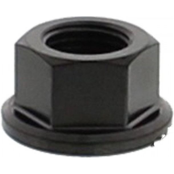 Mutter Kettenrad JMP Bolt M10x1,00mm Edelstahl V4A schwarz für Ducati Monster Dark Panigale / S Hypermotard SP Multistrada Enduro ABS R Streetfighter