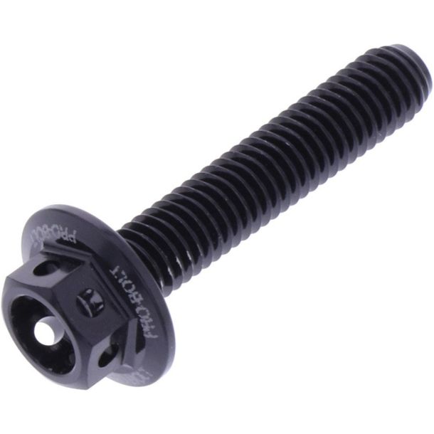 Bullone a 6 lati JMP M5x0,8mm 25mm in alluminio racing nero