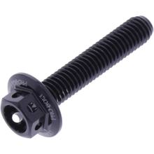 Schraube JMP 6 Kant  Bolt M5x0,8mm 25mm Aluminium Racing schwarz