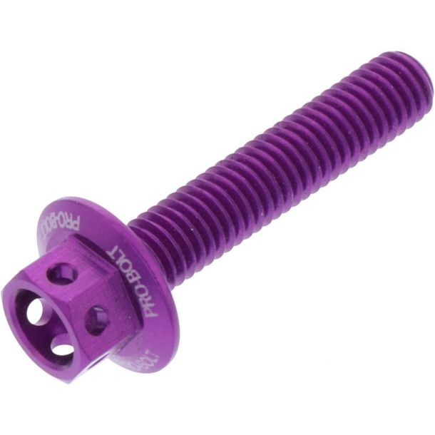 JMP 6-Point Bolt M5x0.8mm 25mm Aluminum Racing Purple