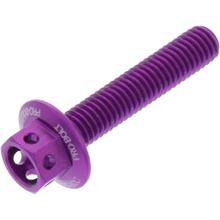Schraube JMP 6 Kant  Bolt M5x0,8mm 25mm Aluminium Racing violett