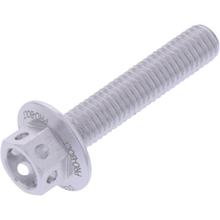 Boulon à 6 pointes JMP, M5 x 0,8 mm, 25 mm, aluminium Racing, argent