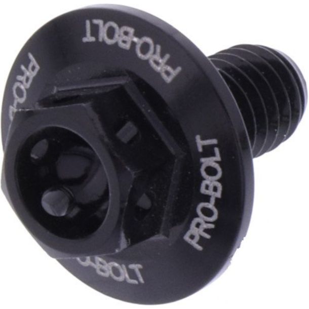 Bullone a 6 lati JMP M6x1,00mm 12mm in alluminio racing nero