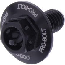 Schroef JMP 6 kant M6x1,00mm 12mm aluminium racing zwart