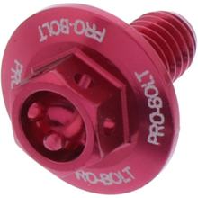 Schroef JMP 6 kant Bolt M6x1,00mm 12mm Aluminium Racing rood