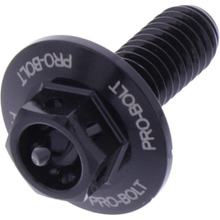 Bout JMP 6-kant Bout M6x1,00mm 16mm Aluminium Racing zwart