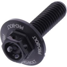 Bout JMP 6-kant Bout M6x1,00mm 20mm Aluminium Racing zwart